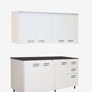 BAJO MESADA PLATINUM 120 BLANCO