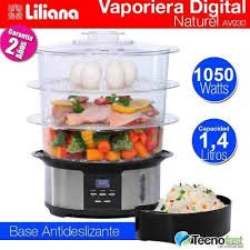 COCINA A VAPOR LILIANA NATUREL 3 NIVELE