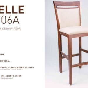 BANQUETA DIMADERA 306A LISO BEIGE CASTAÃ