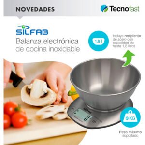 BALANZA COCINA ELECTRONICA SILFAB BC304