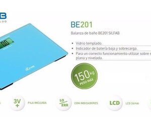 BALANZA ELECTRONICA SILFAB VIDRIO BE212