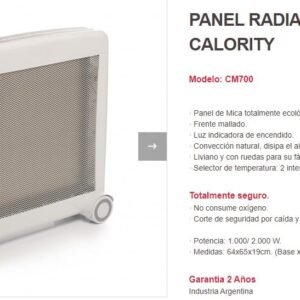 PANEL DE MICA LILIANA CALORITY