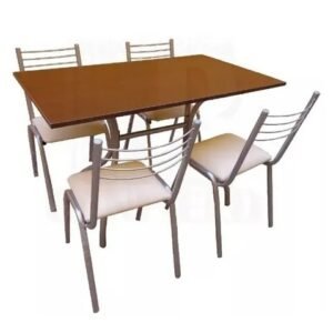 PROMO MESA CADIZ 120 + 4 SILLAS APILABL