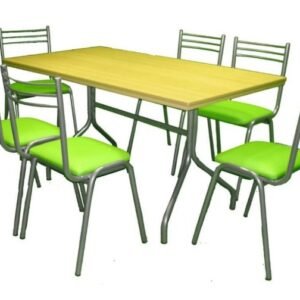 PROMO MESA CADIZ 150 + 6 SILLAS APILABL