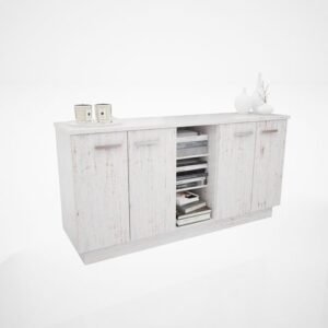 BAHIUT DELOS 4 PUERTAS 2 ESTANTES