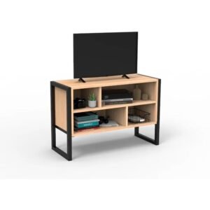 RACK MESA TV HIERRO C/4ESTANTES DELOS
