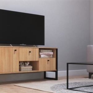 RACK MESA TV HIERRO 127 DELOS