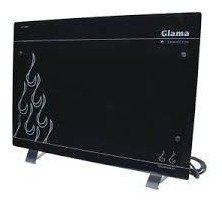 CALEFACTOR GLAMA ELECTRICO 2000W NEGRO
