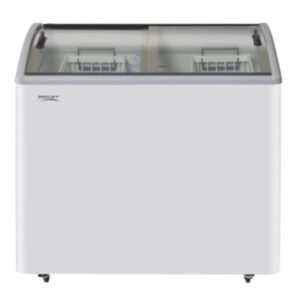 FREEZER HORIZ BRIKET P/VIDRIO CURV EH250