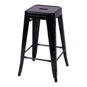 BANQUETA TOLIX 75CM NEGRO