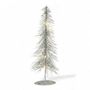 ARBOL C/BASE C/LUCES 50CM PLAT A PILA