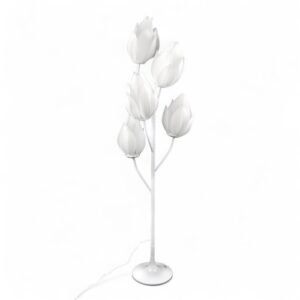ARBOL C/5 TULIPANES LUZ LED CALIDA 1.6MT