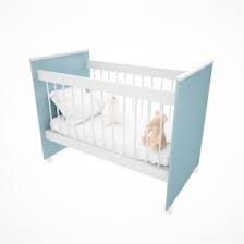CUNA 97X134X68 BLANCO AZUL
