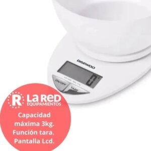 BALANZA DE COCINA DAEWOO C/BOWL