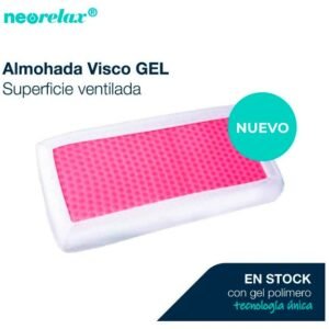 ALMOHADA NEORELAX VISCO ACANALADA 70X35