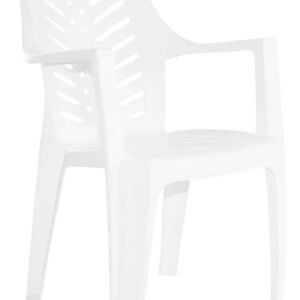 SILLA PVC MARBELLA CON APOYABRAZO GARDEN
