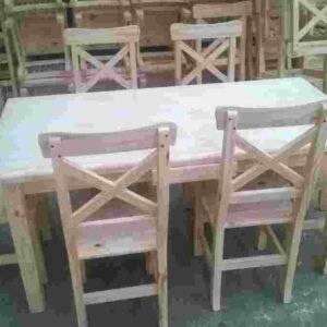 MESA PINO MOYANO 180X90 PATA 3X3 LISA