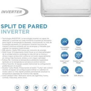 AIRE ACONDIC SPLIT MIDEA INV FC 2356K