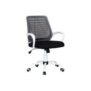 SILLA OFICINA BAJ NEGRA Y BLANCA ONEBOX