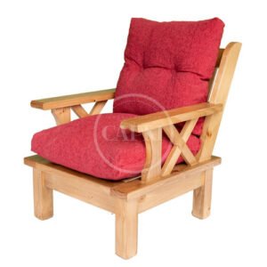 SILLON PINO EN X INDIVIDUAL SIN ALMOHAD