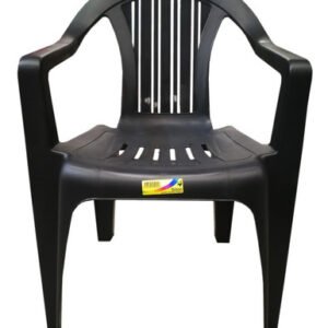 SILLA PVC SAVOY NEGRA
