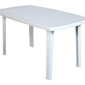 MESA PVC RECTANGULAR 140 BLANCA