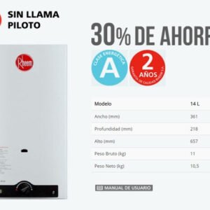 CALEFON RHEEM 14LTS IONIZ GN