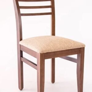 SILLA DIMADERA 126 CUEROTEX BEIGE CEDRO