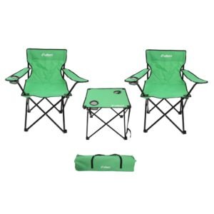 SET DE CAMPING MESA PLEG + 2 SILLAS PLEG