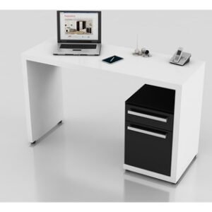 ESCRITORIO NOTEBOOK S970 BLANCO NEGRO