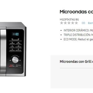 MICROONDAS SAMSUMG MG23G3K3TAK/BG BLACK