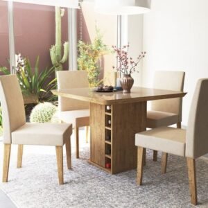MESA FREIJO C/VIDRIO DELOS B/NICHO 105
