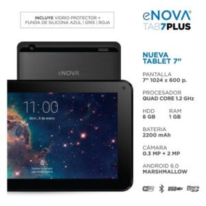 TABLET E NOVA 7 8GB/1GB ANDROID PR GRIS