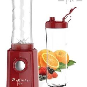 LICUADORA KITCHEN LIFE INDIV 250W ROJA