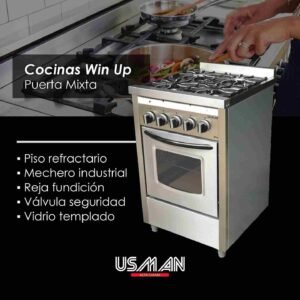 COCINA INDUSTRIAL USMAN WIN UP 55CM CIEG