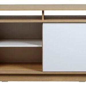 MESA TV 100 MESINA HICKORY/BLANCO
