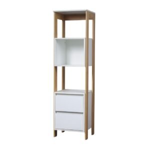 MODULO CALABRIA 045 2 CAJ HICKORY BLANCO