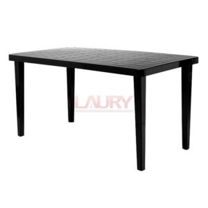 MESA PVC RECTANGULAR 140 NEGRA
