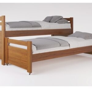 CAMA PINO PINT DOBLE PACIFICO MIEL