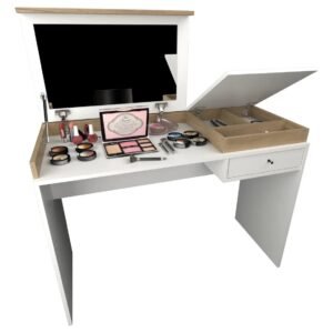 MAQUILLADOR TABLES 2PTAS OLMO F/BLCO