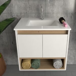 VANITORY TABLES 60CM C/BACHA 1AGUJ OLM/B