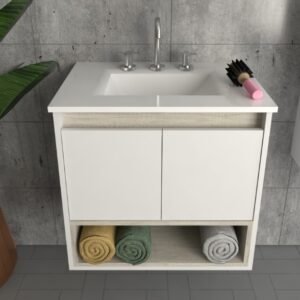 VANITORY TABLES 60CM C/BACHA 3AGUJ OLM/B