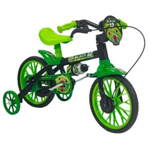 BICICLETA R12 BEBITOS BLACK NATHOR