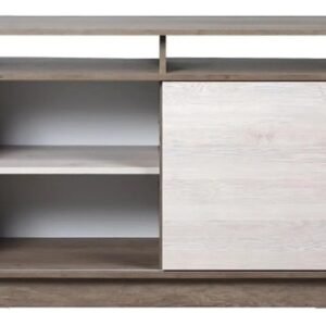 MESA TV 100 MESINA BLANCO/NEBRASKA GRIS