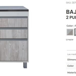 BAJO MESADA SORRENTO 120 2P 3C CASCINA G
