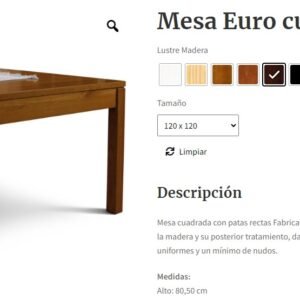MESA PATRIA EXTEN 160A200 P/CUAD CAOBA