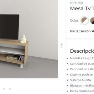 MESA TV TABLES 130 1PTA COMB