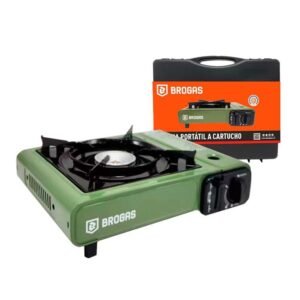 ANAFE 1H BROGAS ENC P/CARTUCHO BUTANO VE