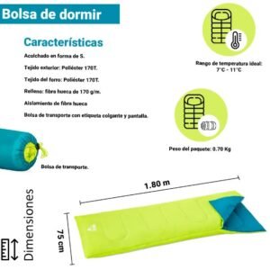 BOLSA DE DORMIR BESTWAY 180X75