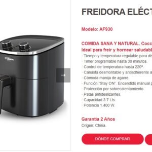 FREIDORA ELECTRICA LILIANA AF930